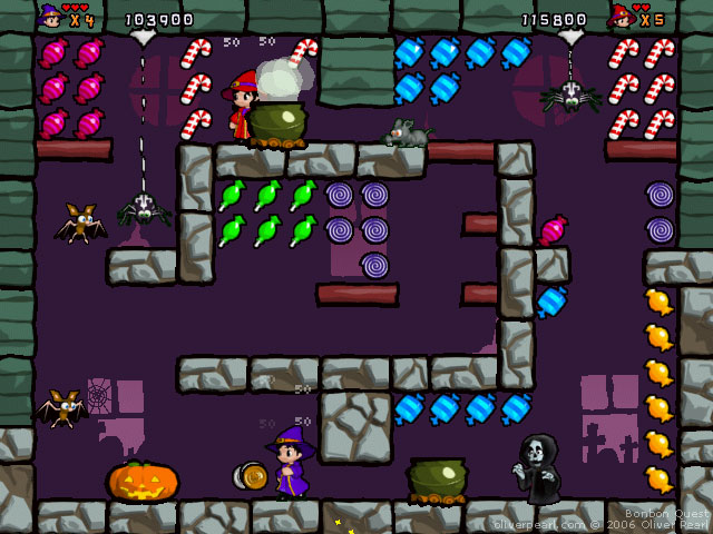 Screenshot du jeu Bonbon Quest - Manoir hanté