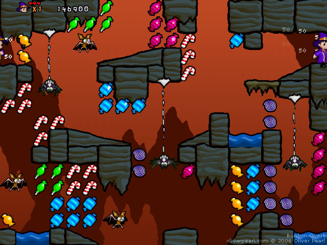 Screenshot du jeu Bonbon Quest - Grottes maléfiques
