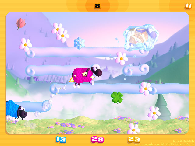 Screenshot du jeu MinuteMatch - Mini-jeu des moutons